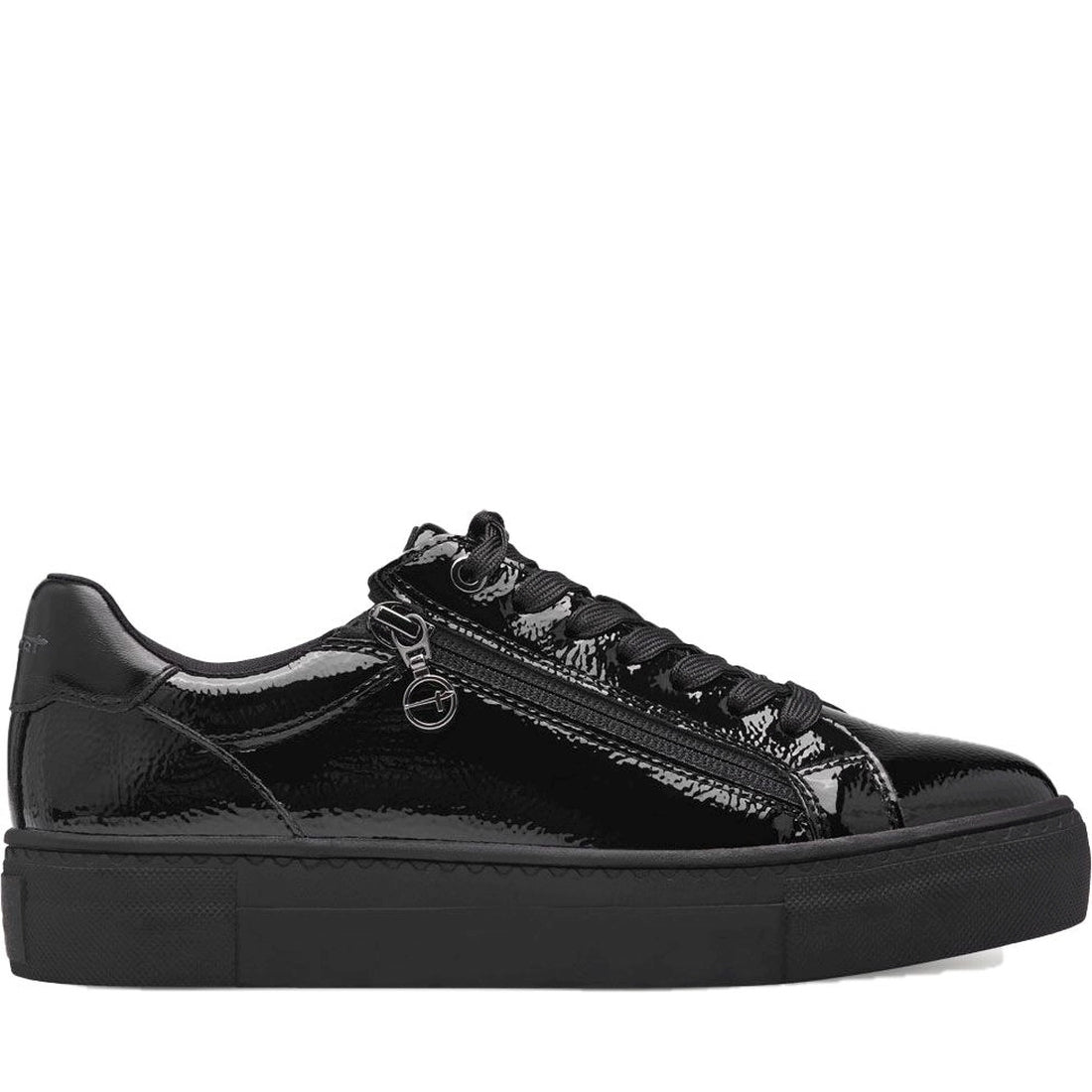 sneaker low black patent