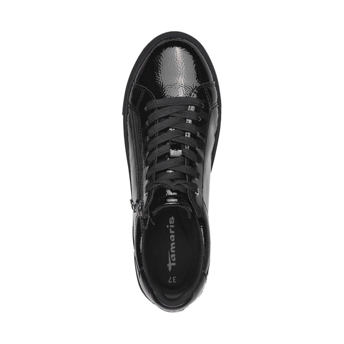 sneaker low black patent