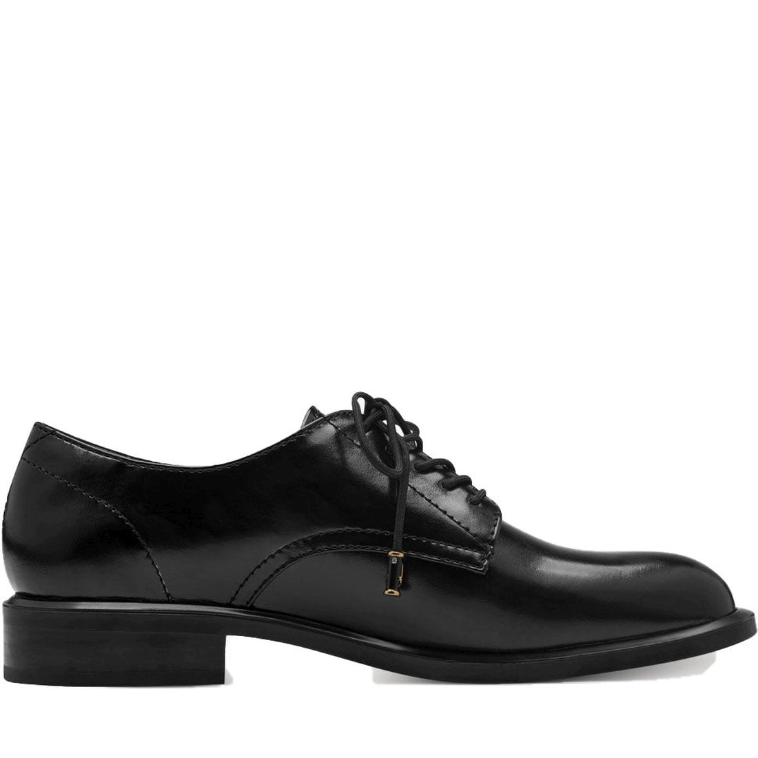 lace-up formal shoes black matt