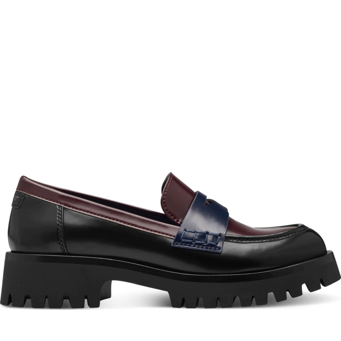 merlot comb casual closed loafers