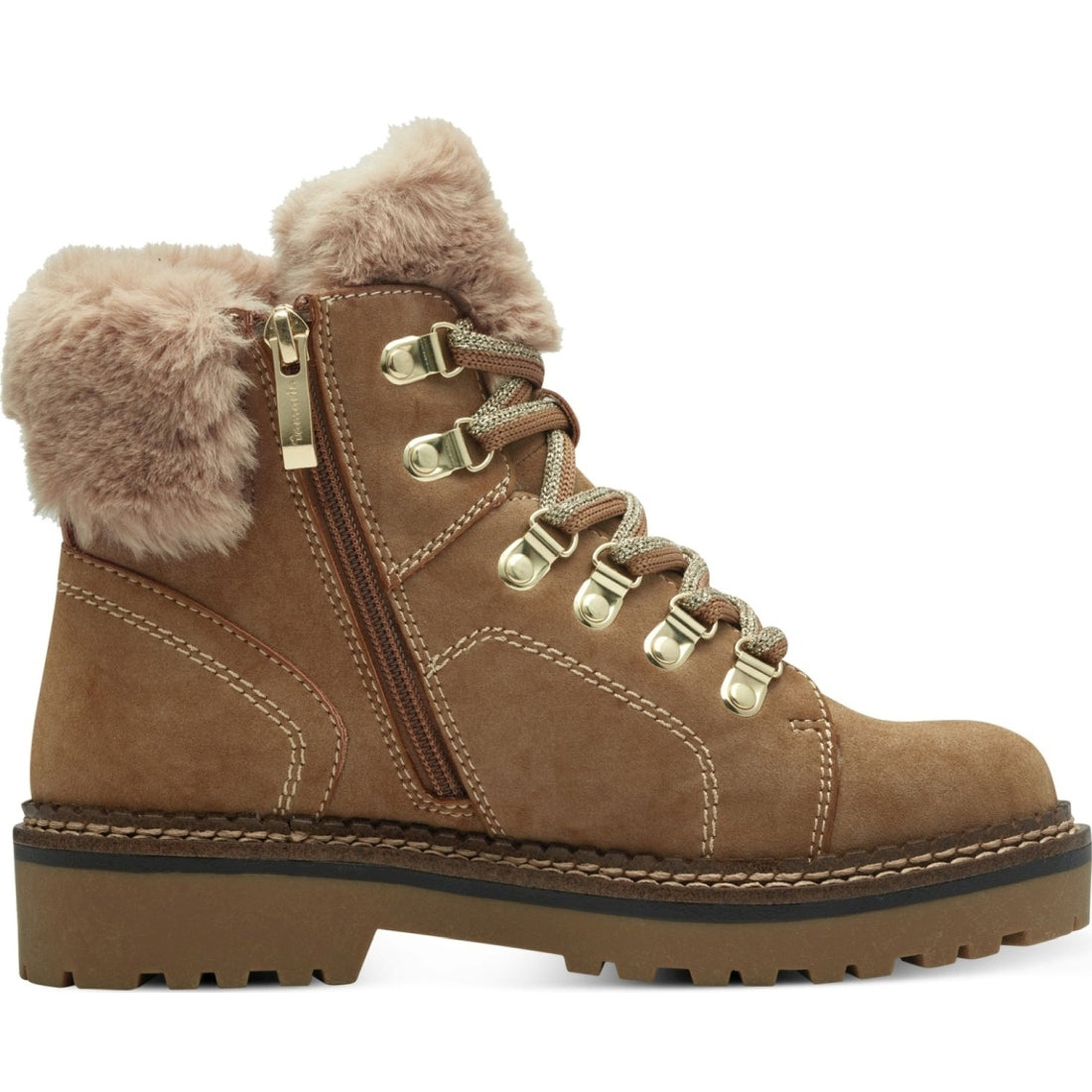 wl lace boot camel