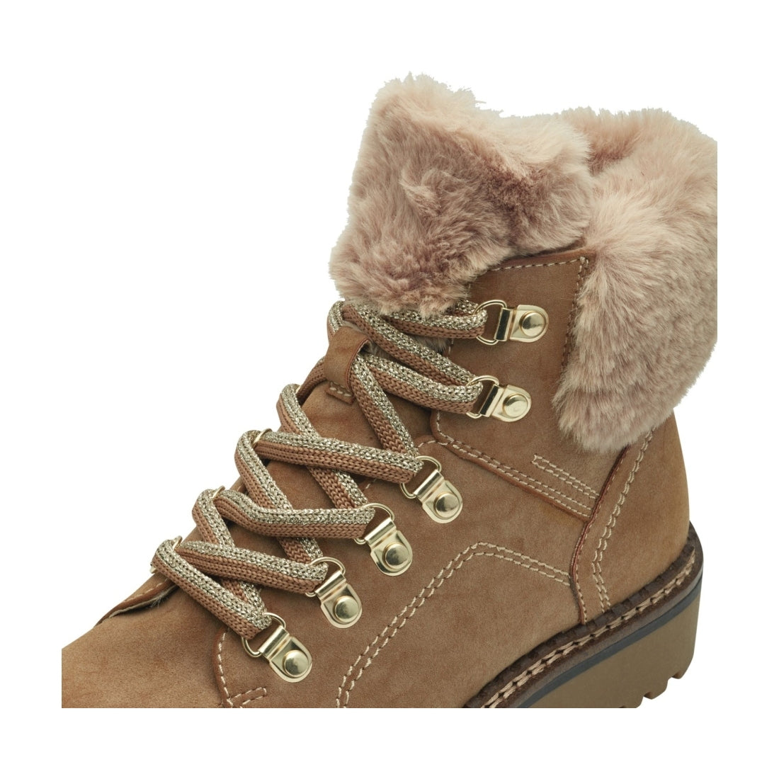 wl lace boot camel