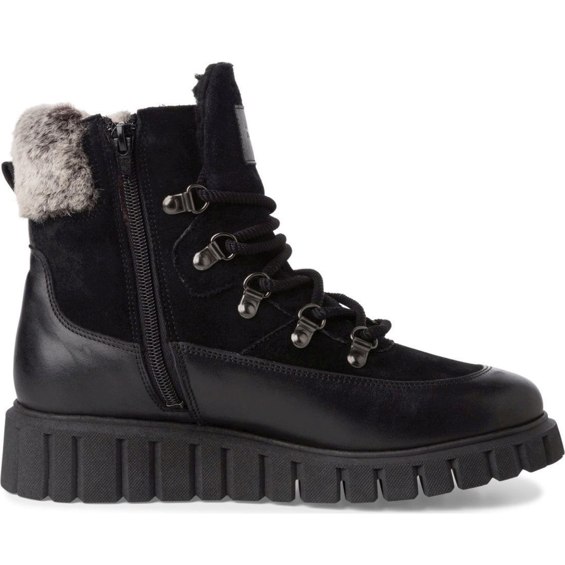 wl lace boot black