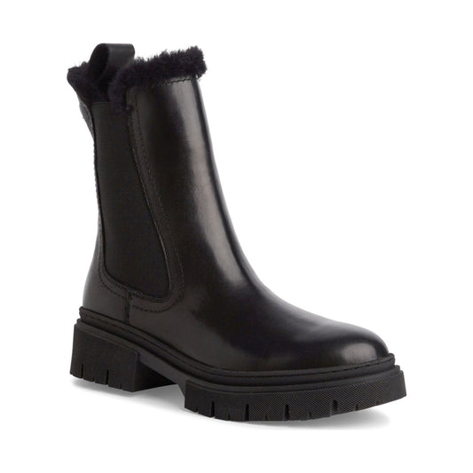 wl boot black leather