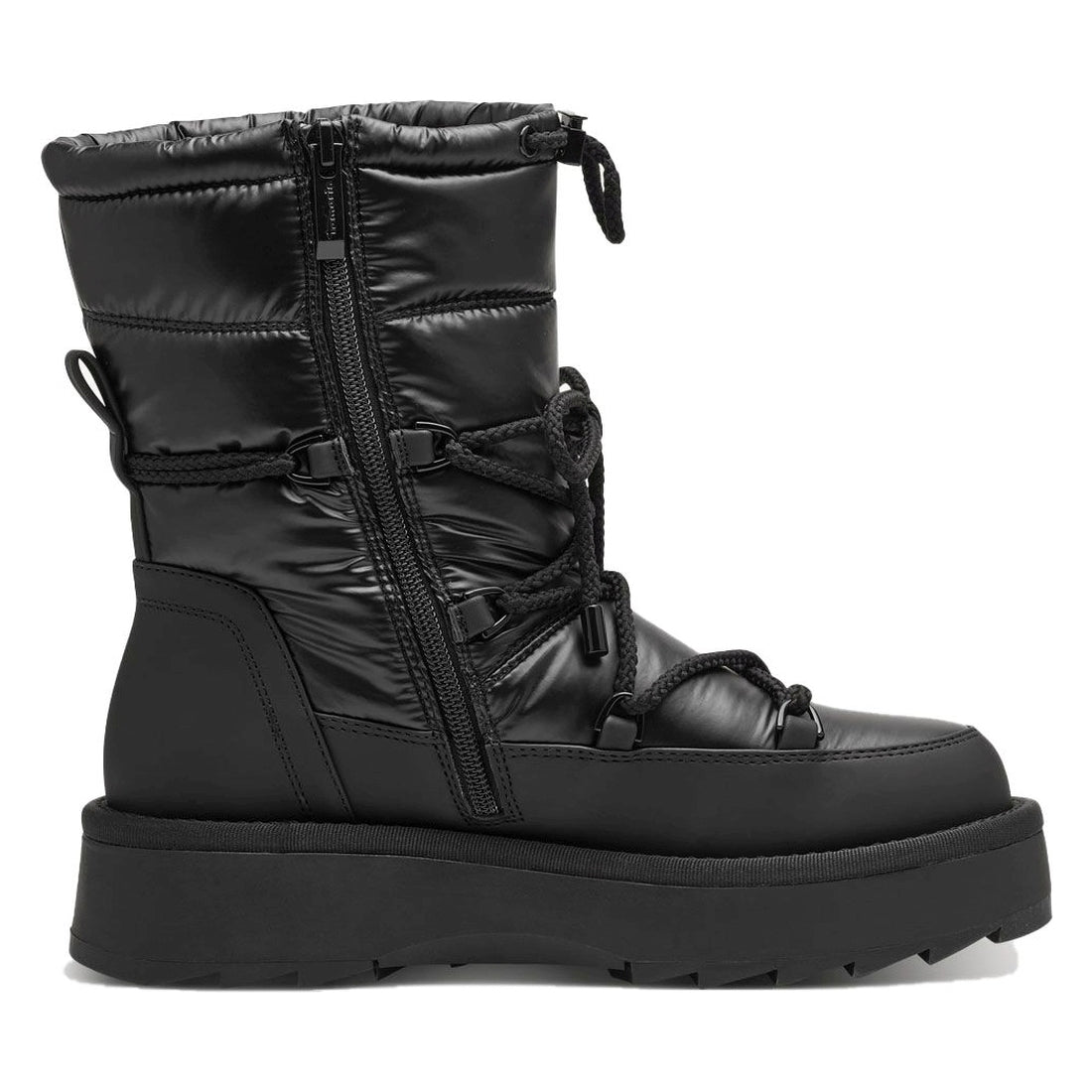 wl lace boot black uni