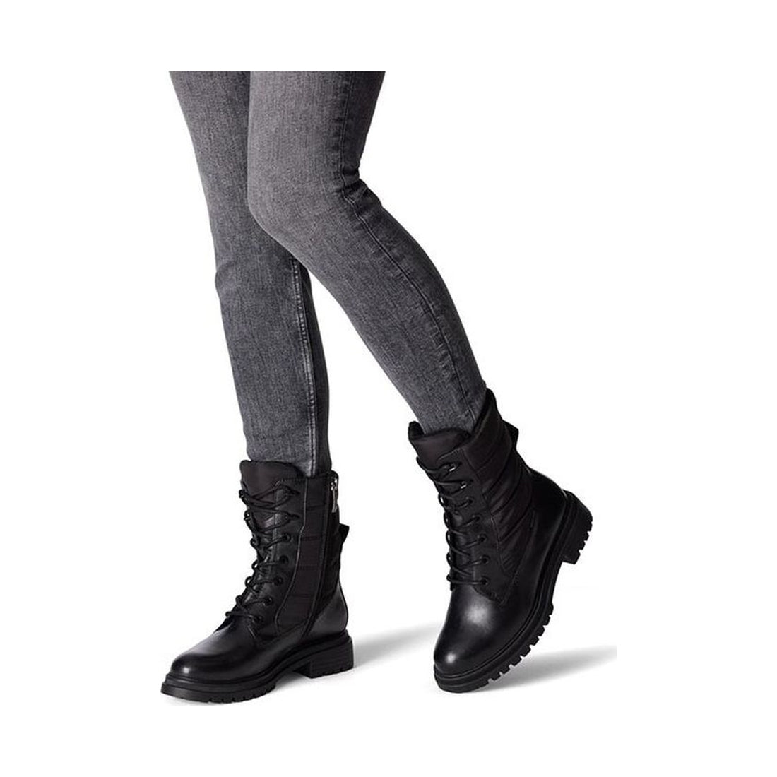 wl lace boot black