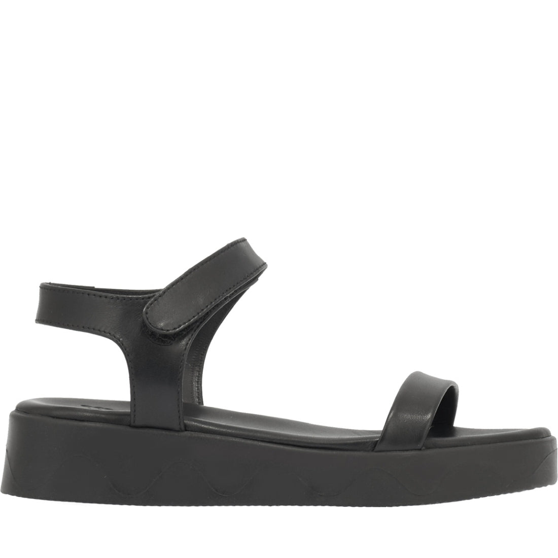 Ancient Greek Sandals womens all black salamina nappa sandals | Vilbury London