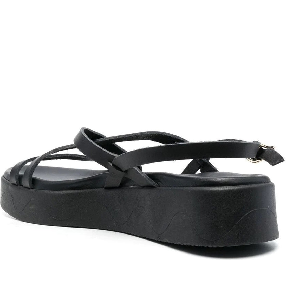 Ancient Greek Sandals womens black silia vachetta sandals | Vilbury London