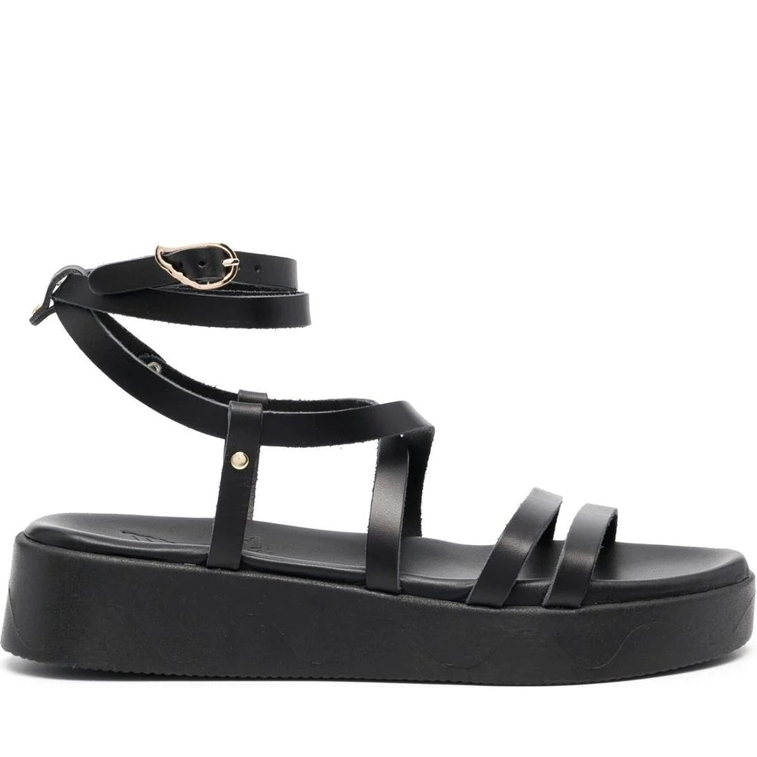 Ancient Greek Sandals womens black aristea vachetta sandals | Vilbury London