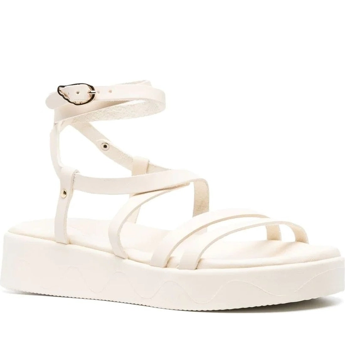 Ancient Greek Sandals womens off white aristea vachetta sandals | Vilbury London