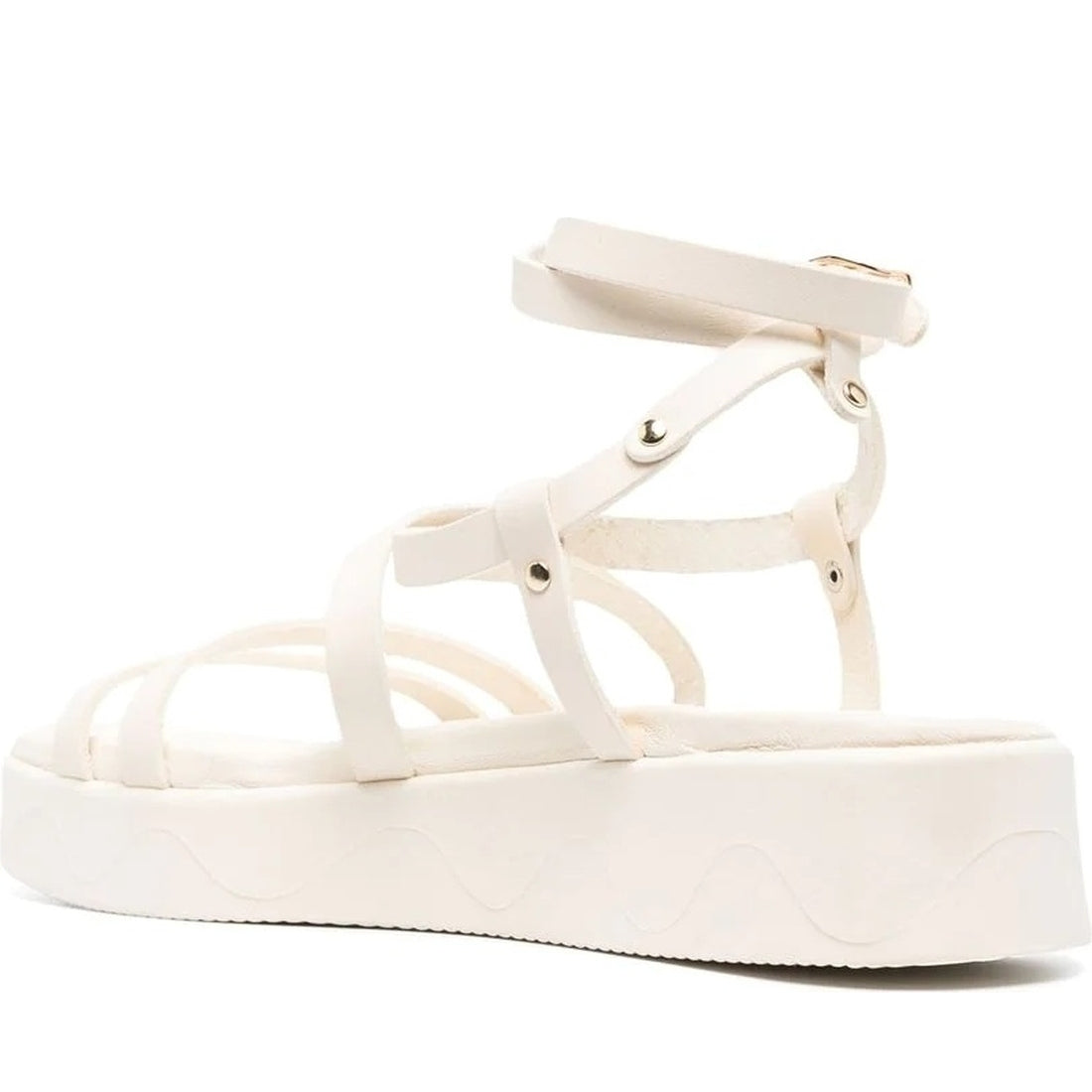 Ancient Greek Sandals womens off white aristea vachetta sandals | Vilbury London