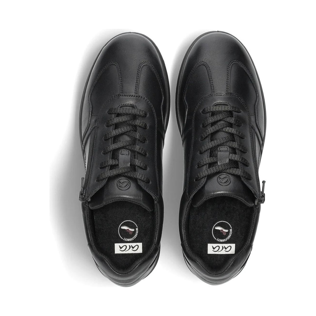 Ara mens black finn leisure trainers | Vilbury London