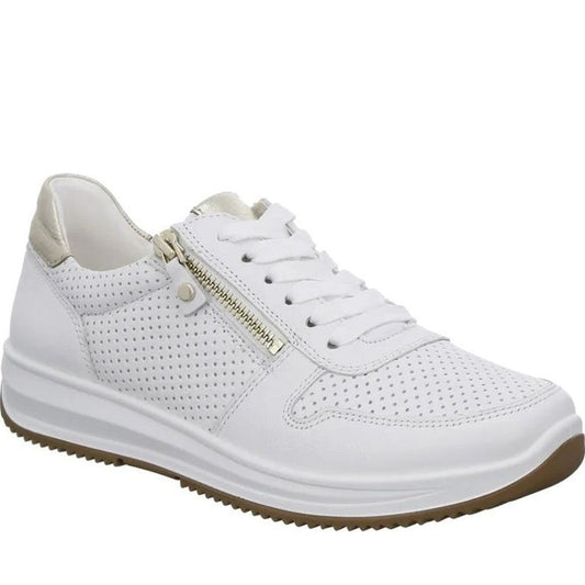 Ara womens white osaka leisure trainers | Vilbury London