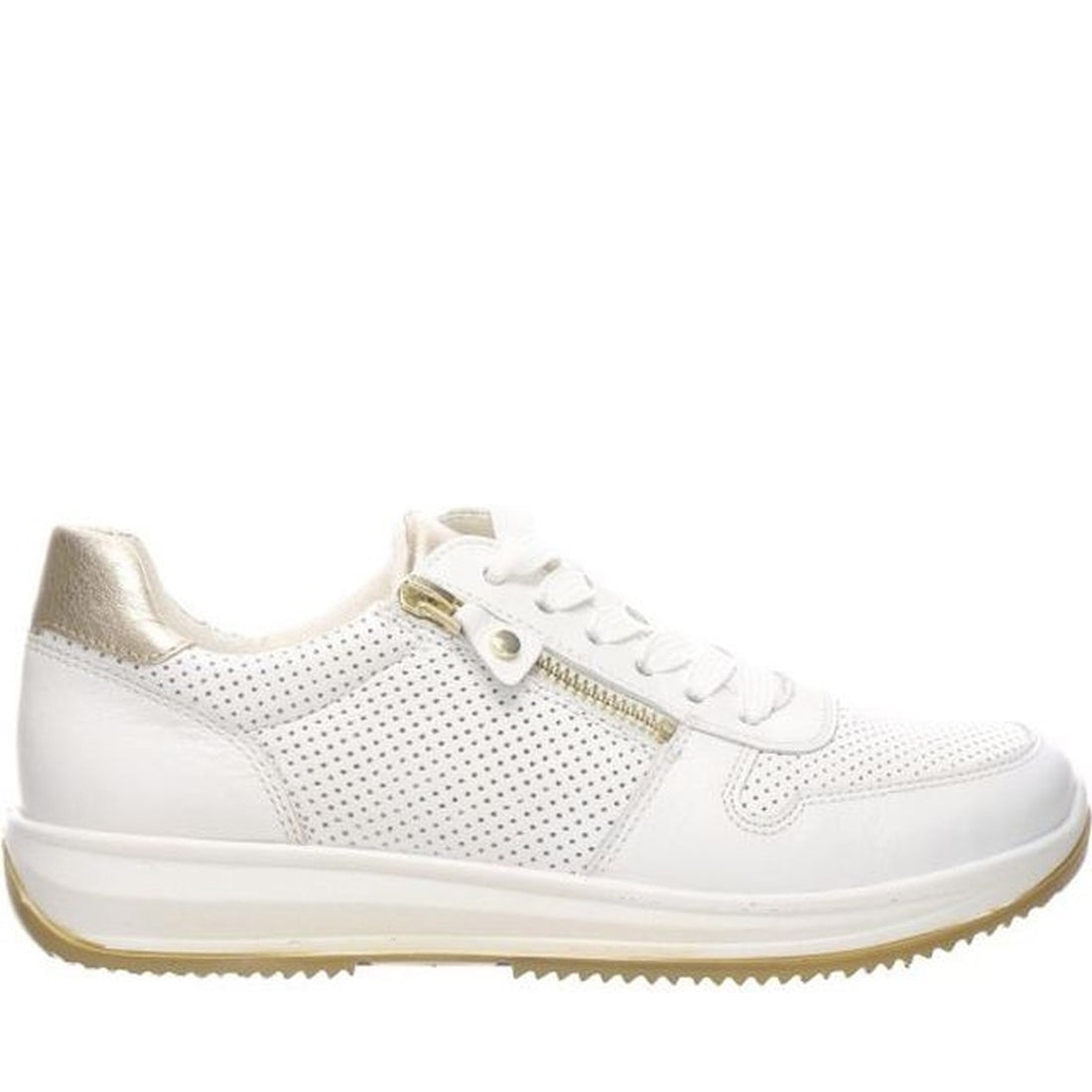 Ara womens white osaka leisure trainers | Vilbury London