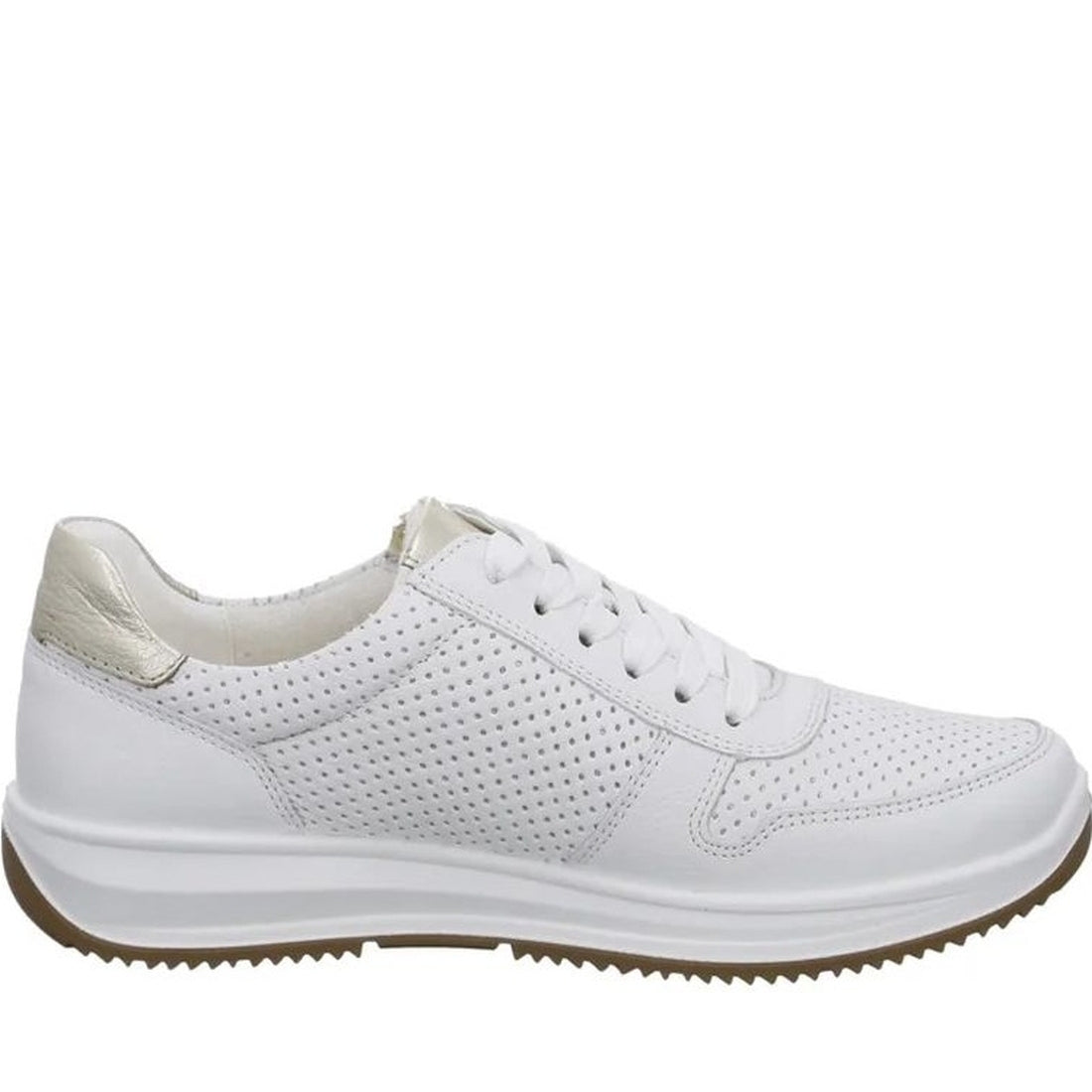 Ara womens white osaka leisure trainers | Vilbury London