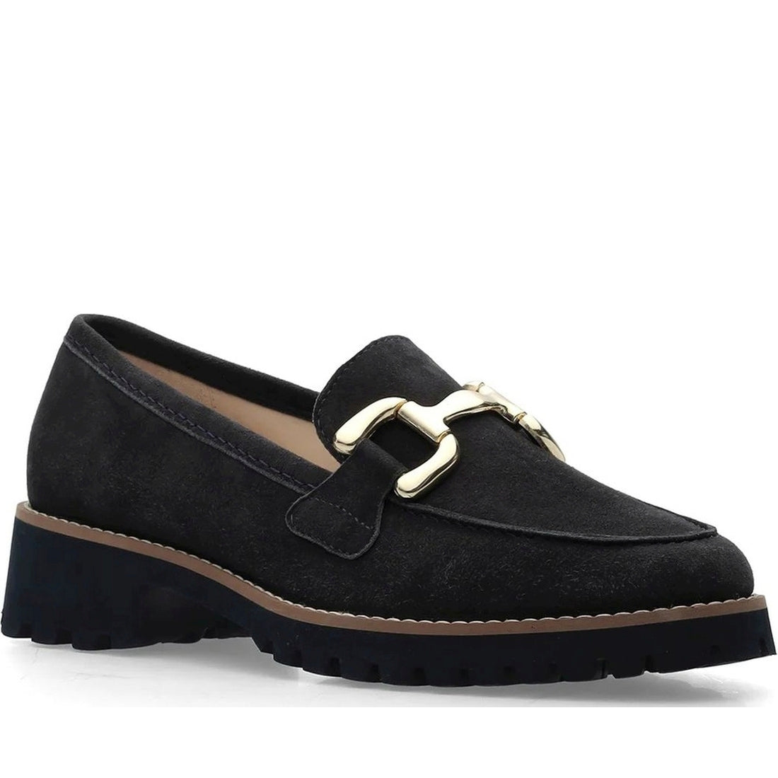 Ara womens blue kent loafers | Vilbury London