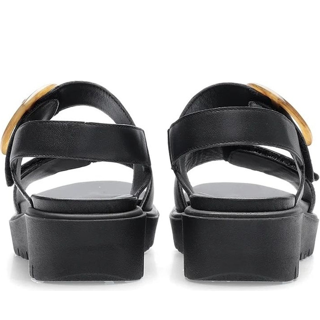 Ara womens black bilbao sandals | Vilbury London