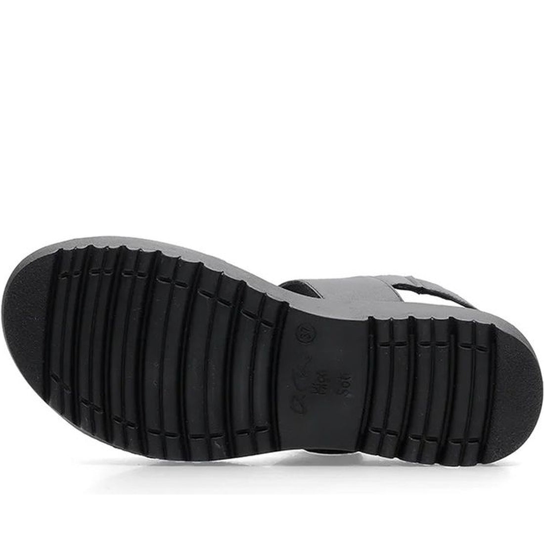 Ara womens black bilbao sandals | Vilbury London