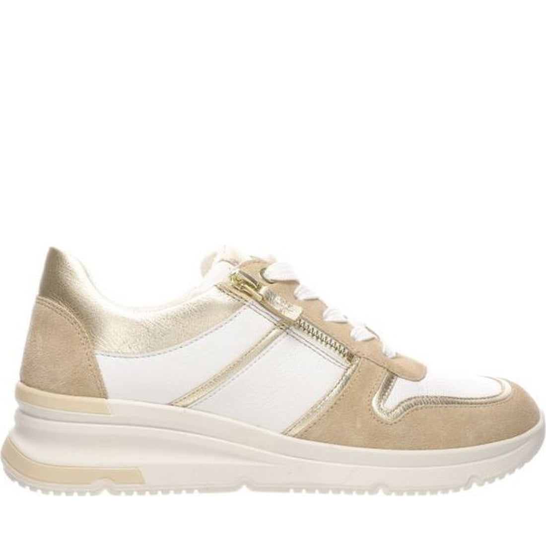 Ara womens sand neapel leisure trainers | Vilbury London