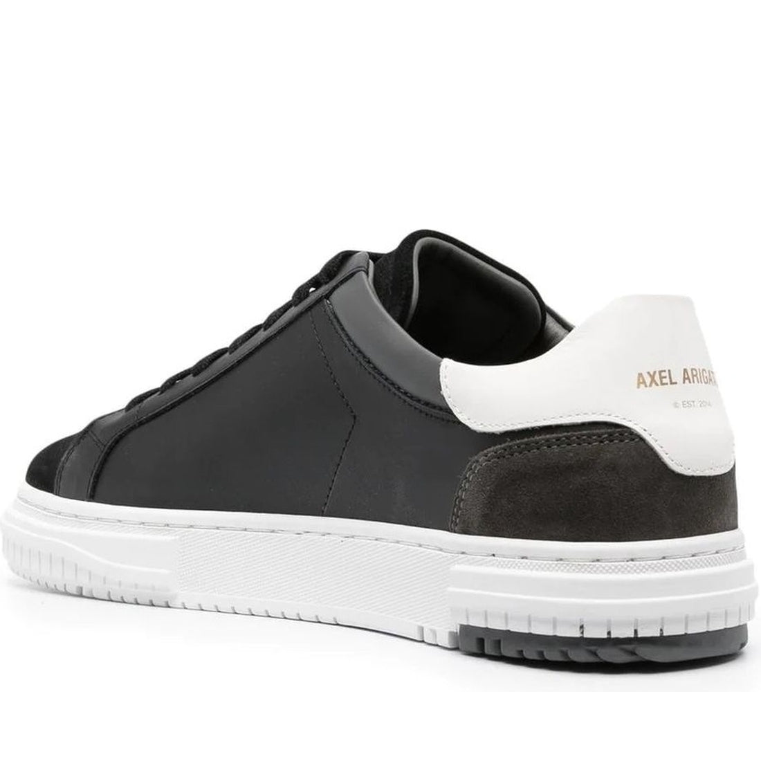 AXEL ARIGATO mens black, white atlas sneaker | Vilbury London