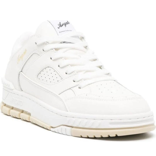 AXEL ARIGATO womens white, beige area lo sneaker | Vilbury London