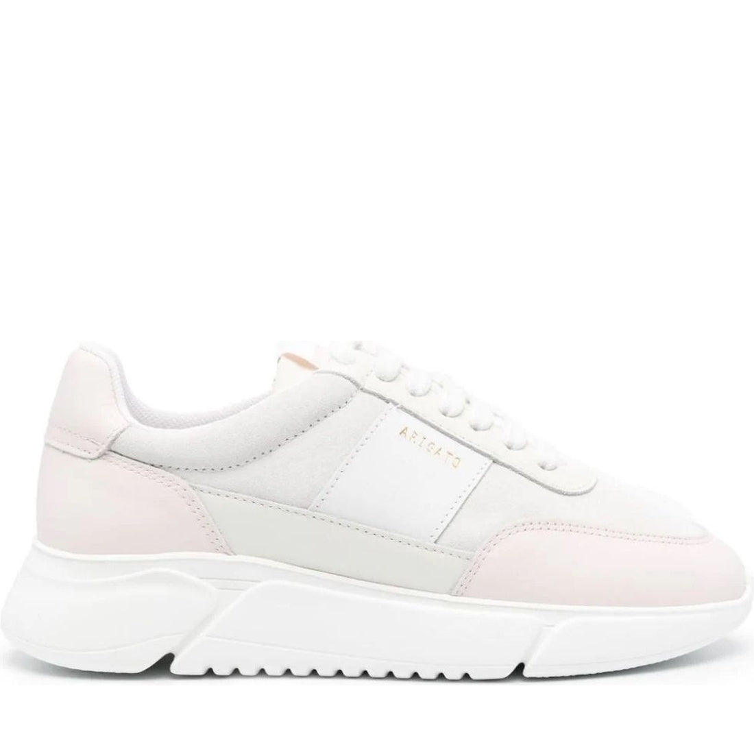 AXEL ARIGATO womens beige, light pink genesis vintage runner | Vilbury London