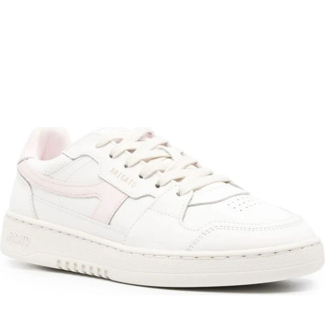 AXEL ARIGATO womens white, pink dice stripe sneaker | Vilbury London