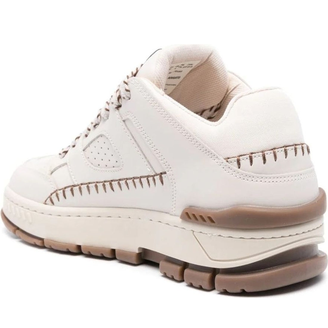 AXEL ARIGATO womens beige area lo sneaker stitch | Vilbury London