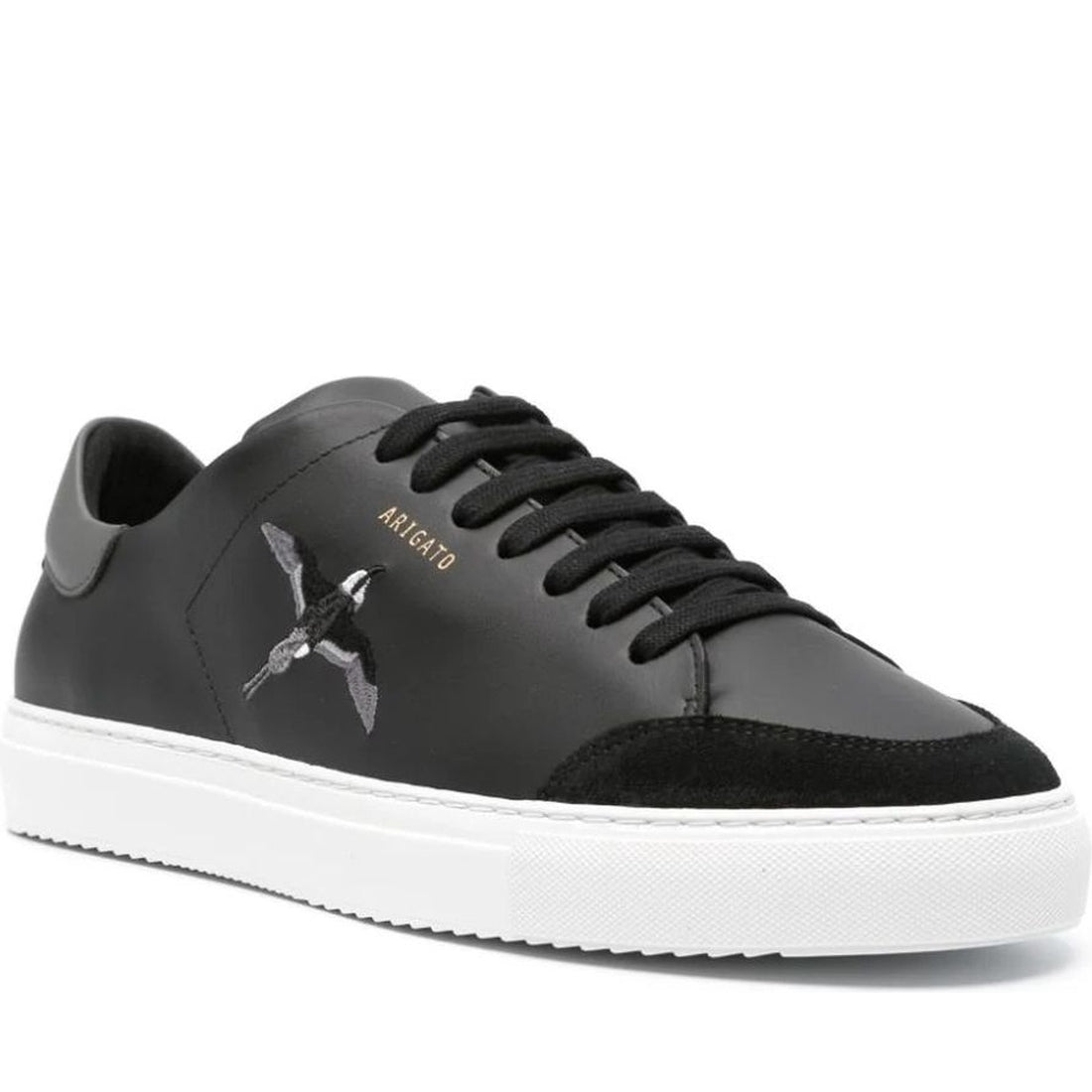 AXEL ARIGATO mens black, white clean 90 bee bird sneaker | Vilbury London