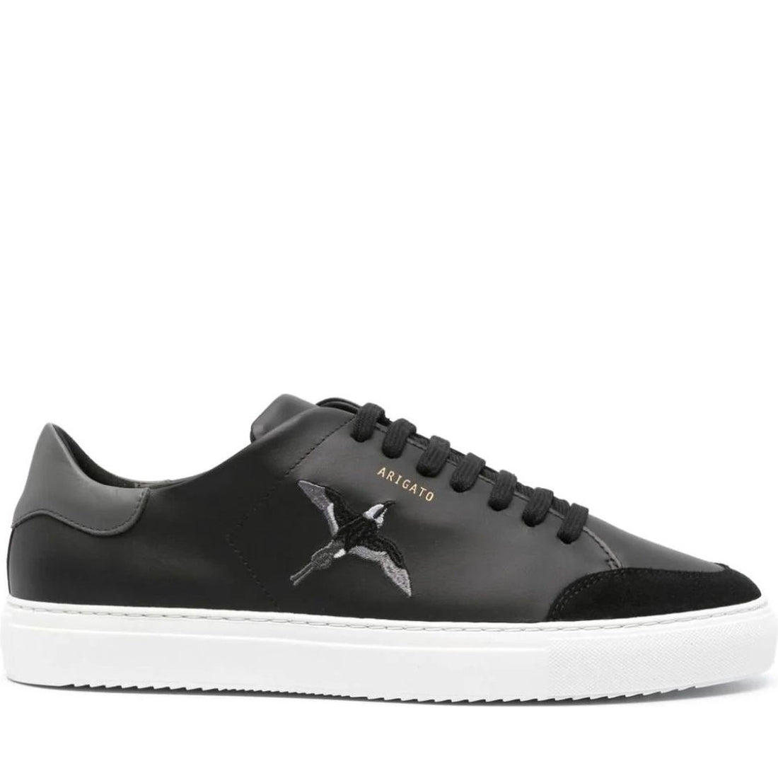 AXEL ARIGATO mens black, white clean 90 bee bird sneaker | Vilbury London