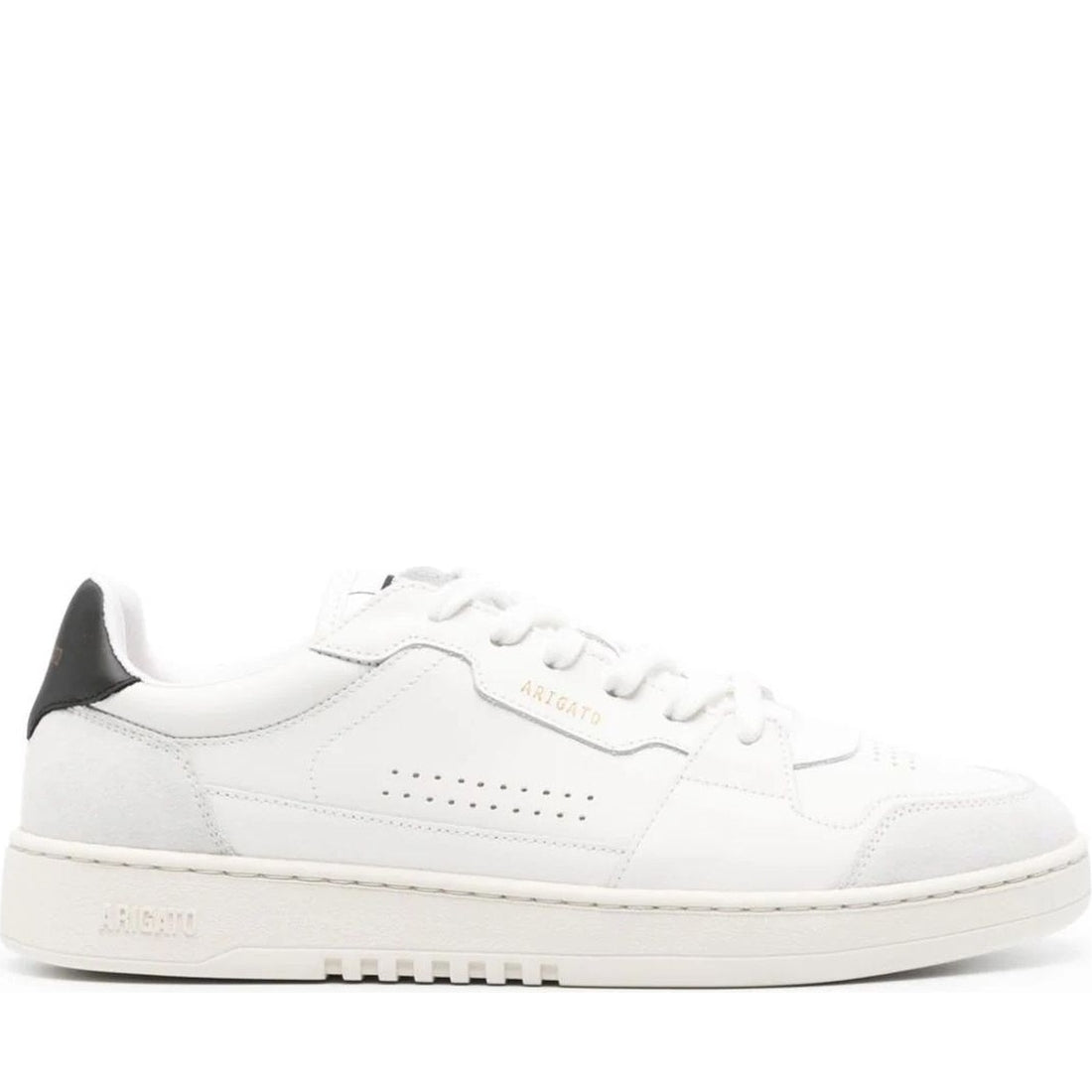 AXEL ARIGATO mens white, black dice lo sneaker | Vilbury London