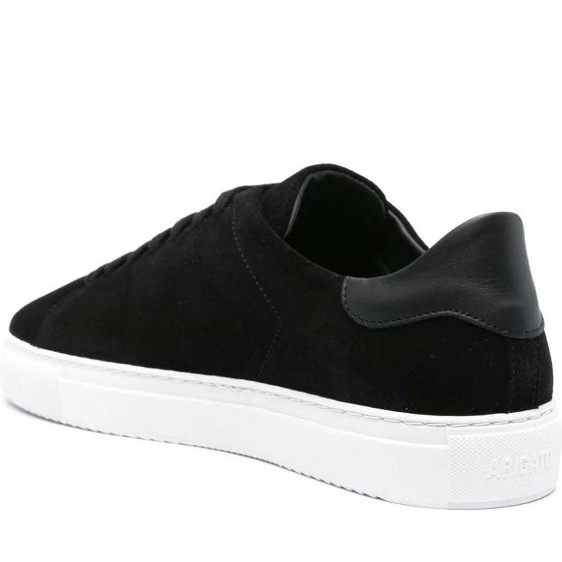 AXEL ARIGATO mens black, white clean 90 suede sneaker | Vilbury London