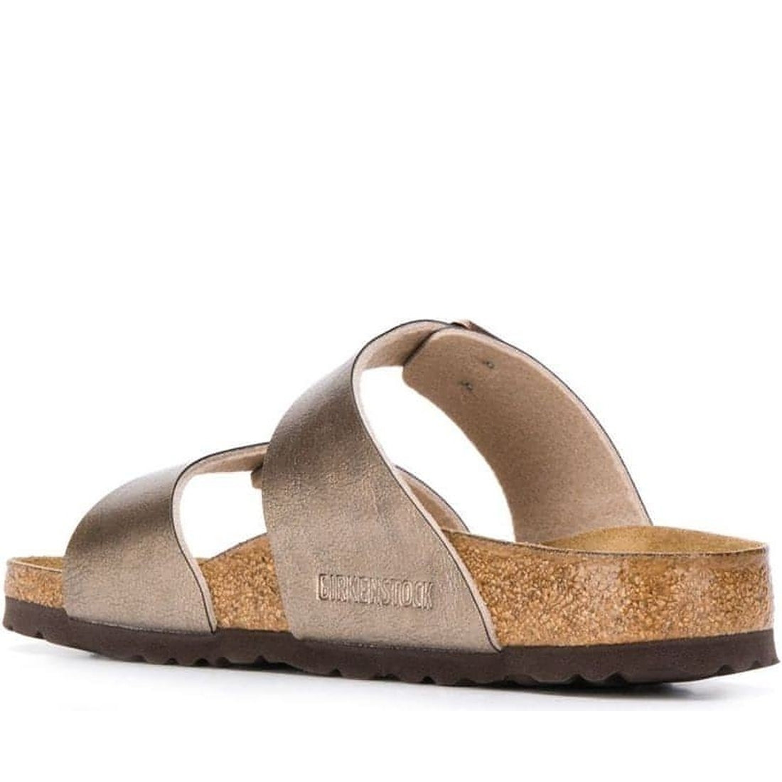 Birkenstock womens beige sydney bf slippers | Vilbury London