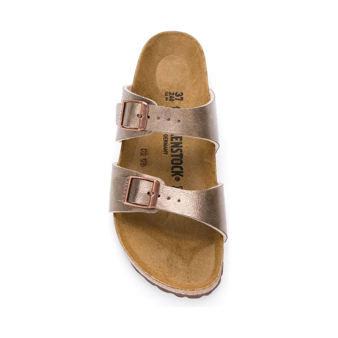 Birkenstock womens beige sydney bf slippers | Vilbury London