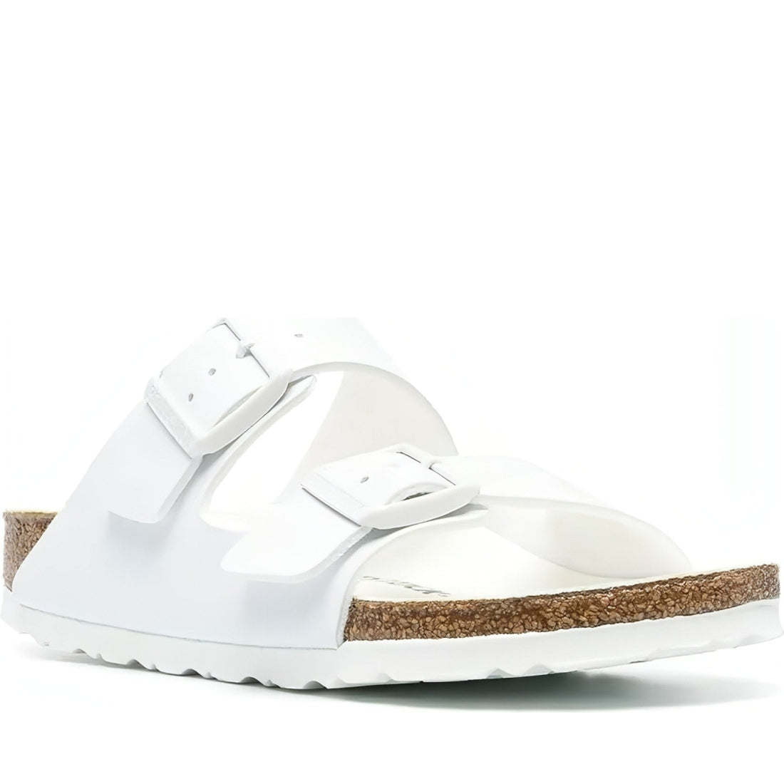 Birkenstock unisex adults white arizona bf slippers | Vilbury London