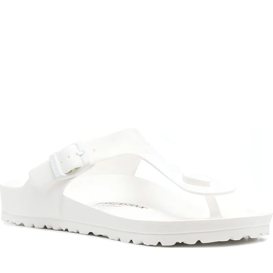 Birkenstock unisex adults white gizeh eva flip-flops | Vilbury London