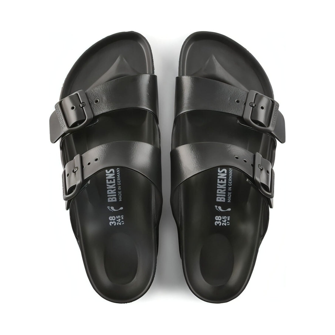 Birkenstock unisex adults black arizona eva slides | Vilbury London