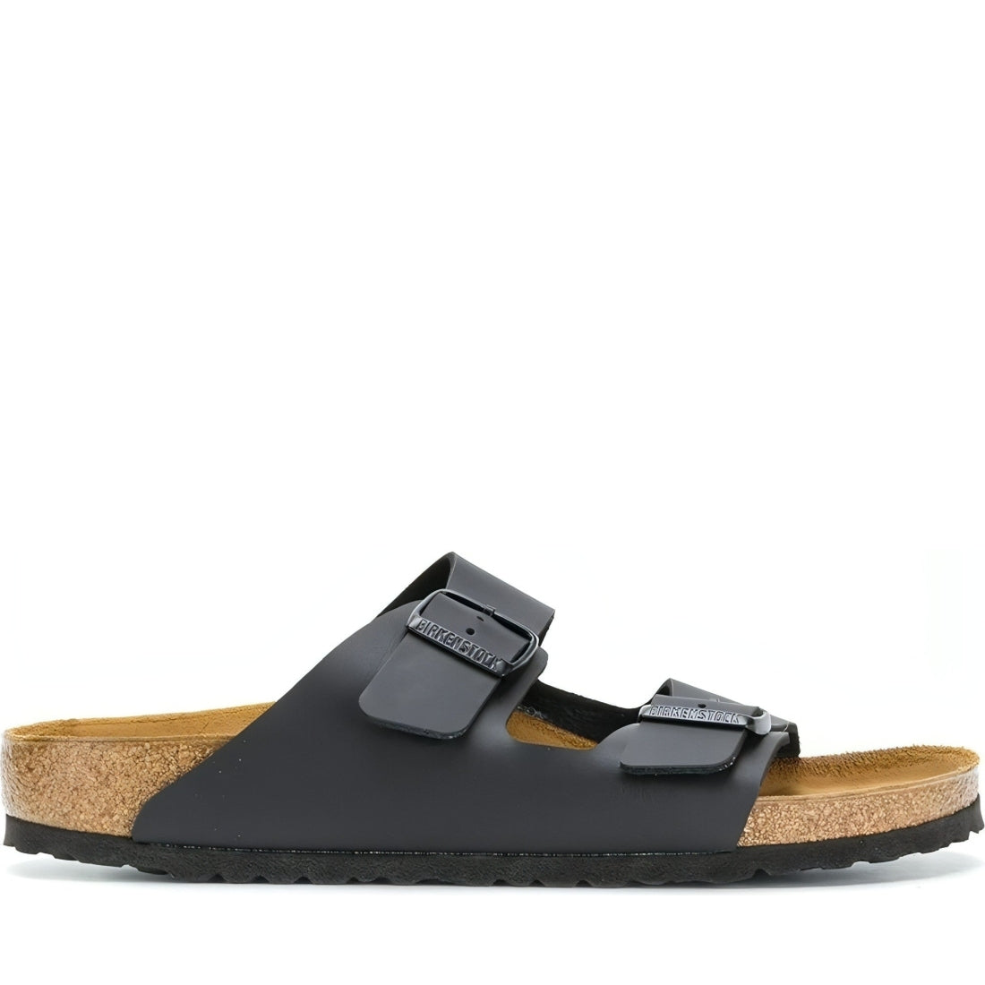 Birkenstock unisex adults black arizona bf slippers | Vilbury London