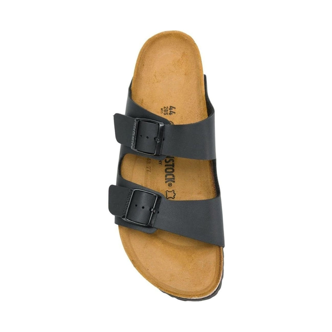 Birkenstock unisex adults black arizona bf slippers | Vilbury London