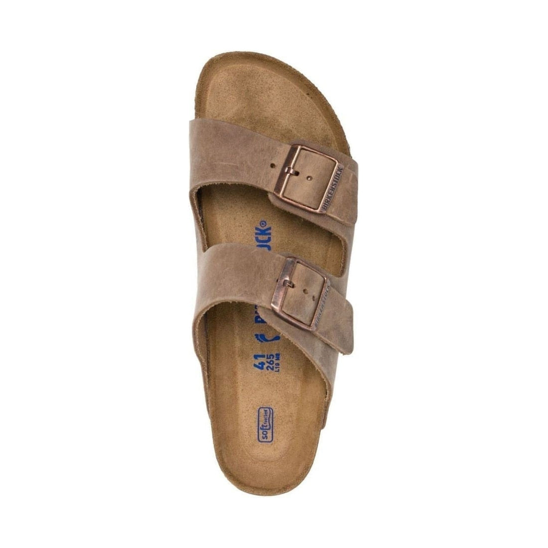 Birkenstock unisex adults brown arizona sfb leoi slippers | Vilbury London