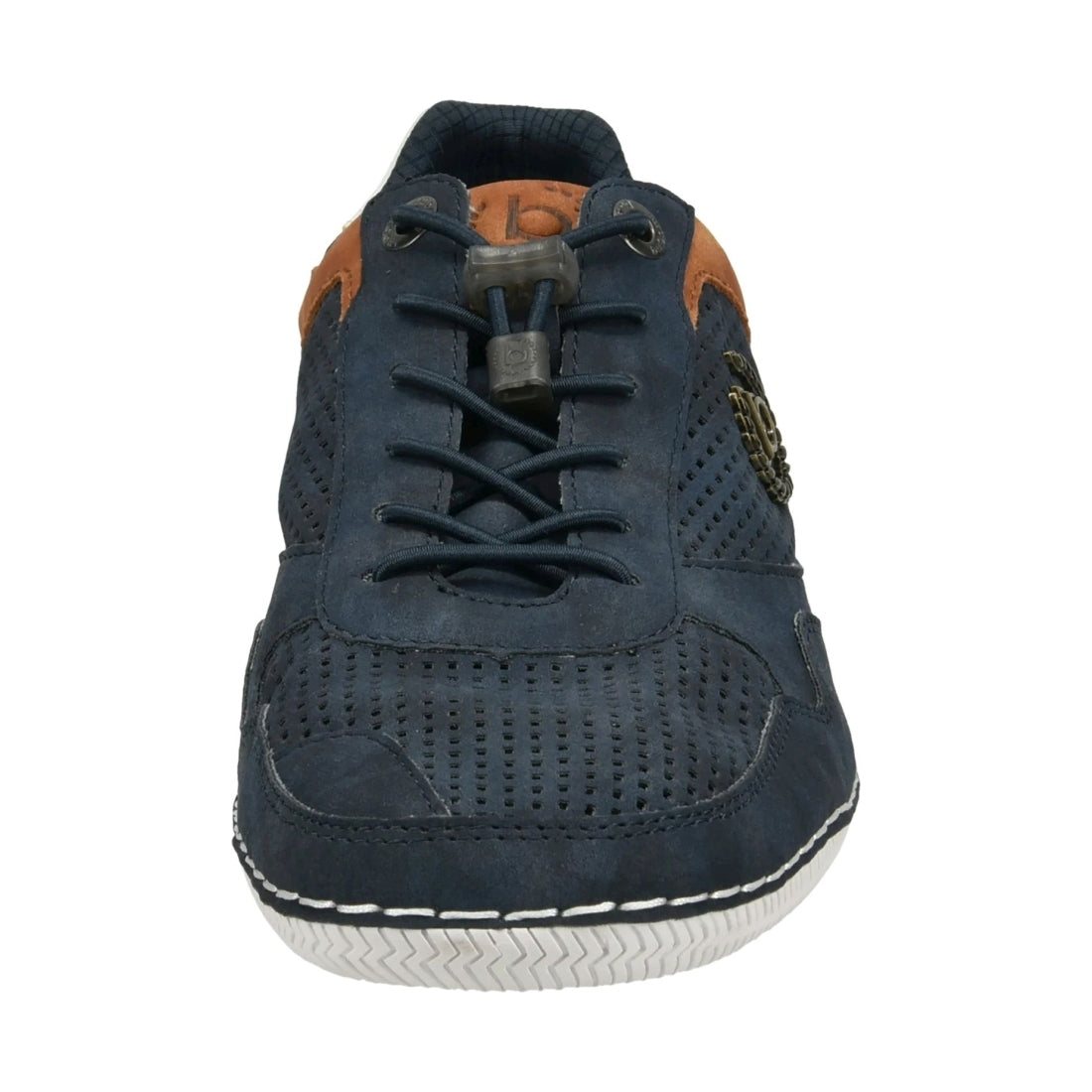 Bugatti mens dark blue canario leisure trainers | Vilbury London