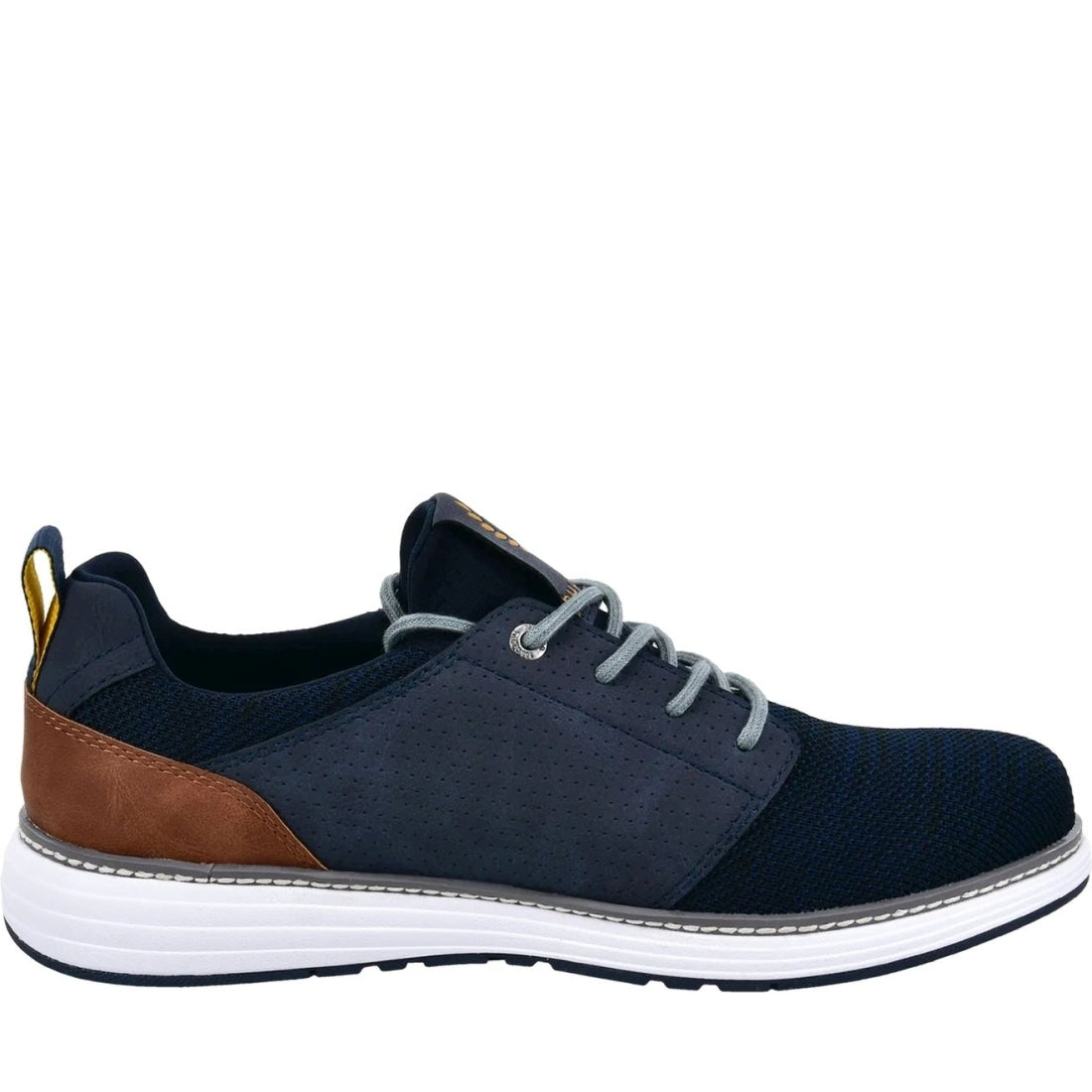 Bugatti mens dark blue colby leisure trainers | Vilbury London