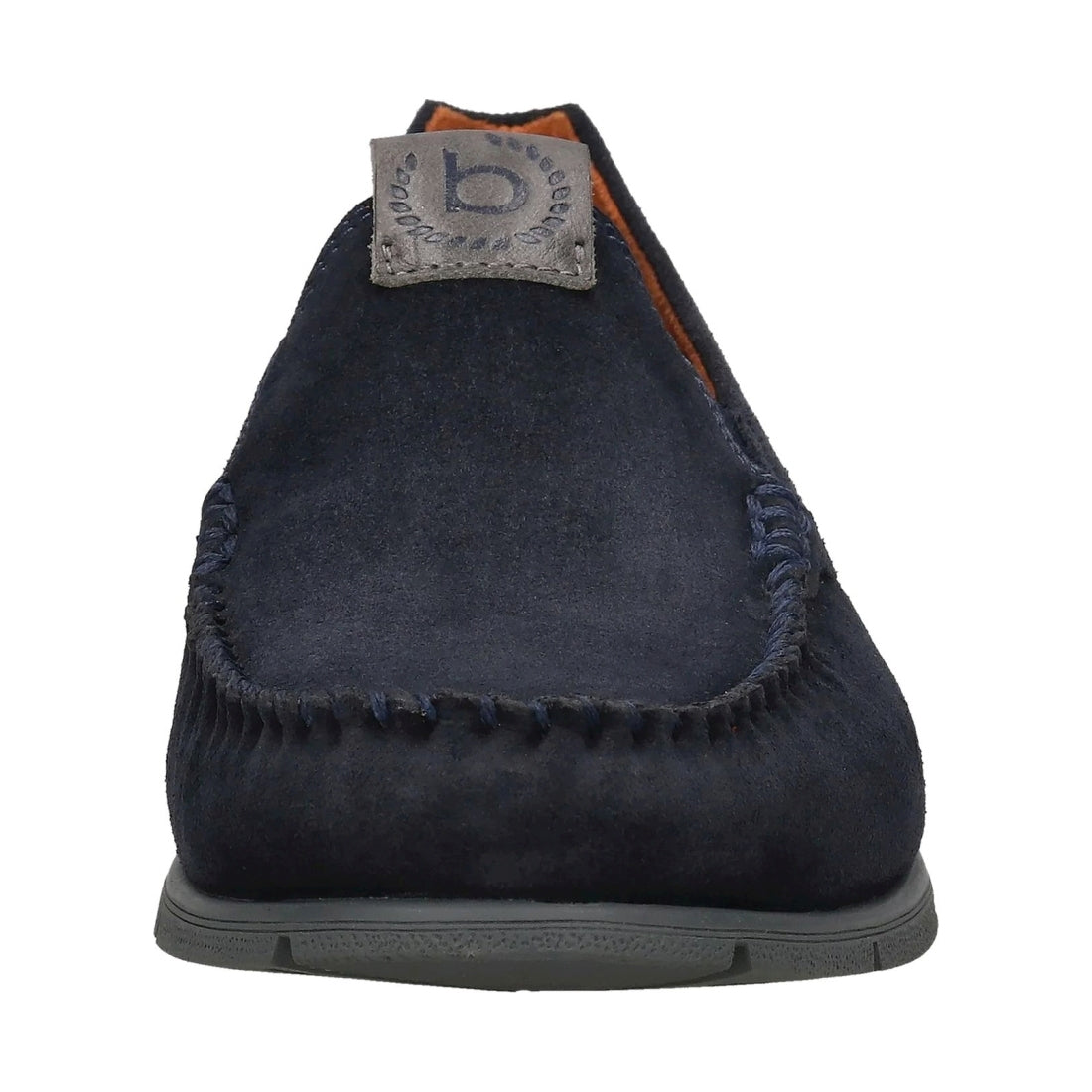 Bugatti mens dark blue clipperton mocasins | Vilbury London