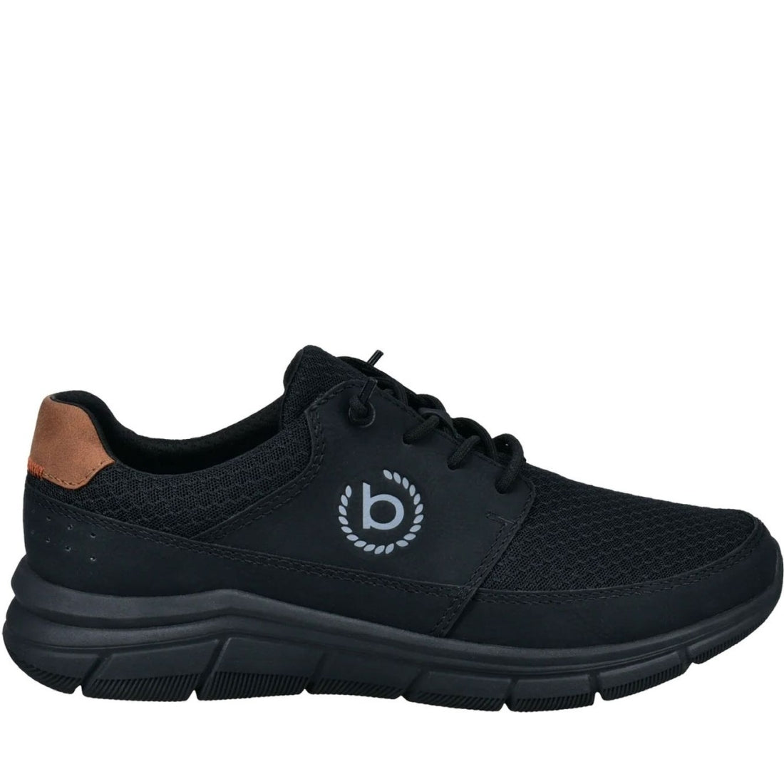 Bugatti mens black soa leisure trainers | Vilbury London