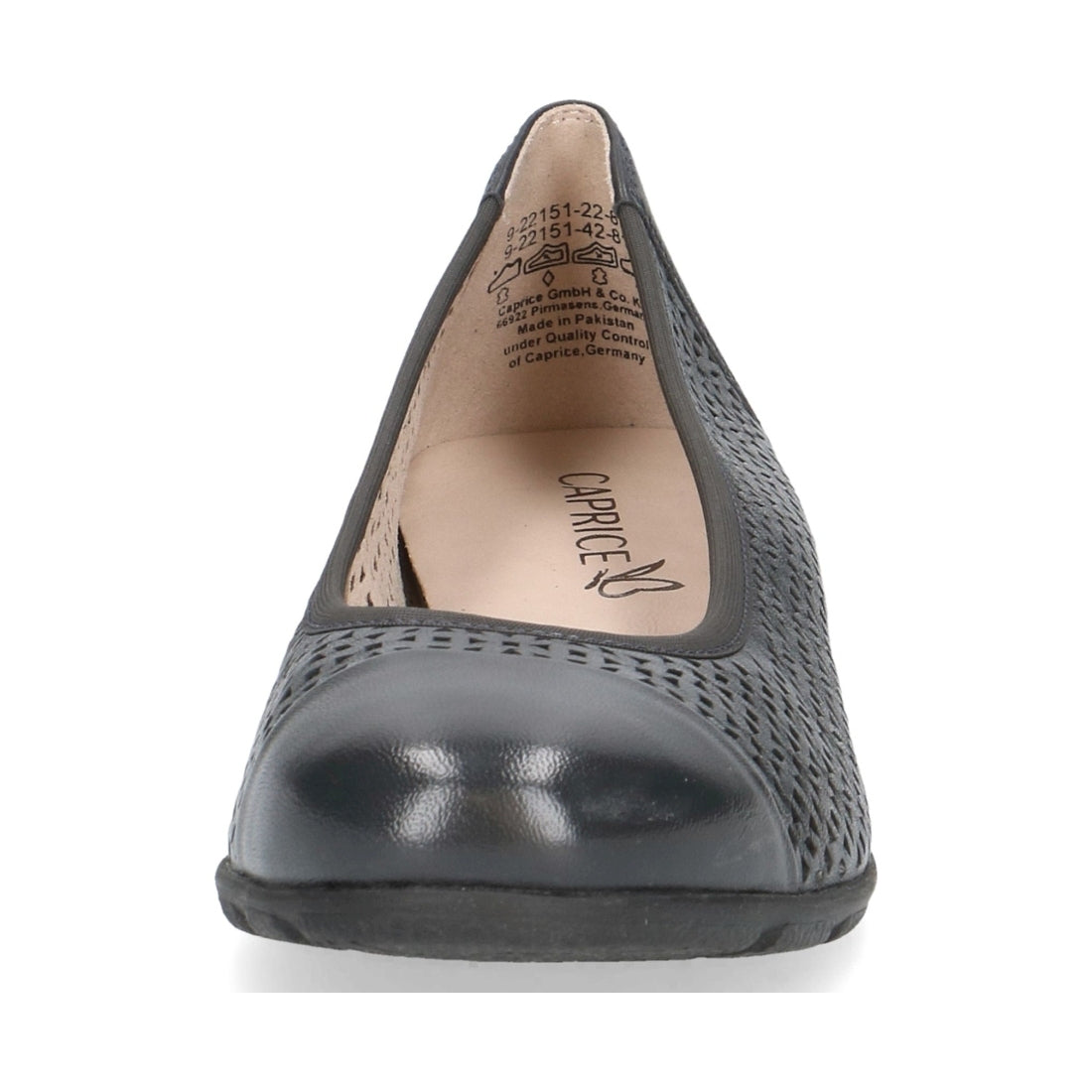 Caprice womens ocean softnap casual closed ballerinas | Vilbury London