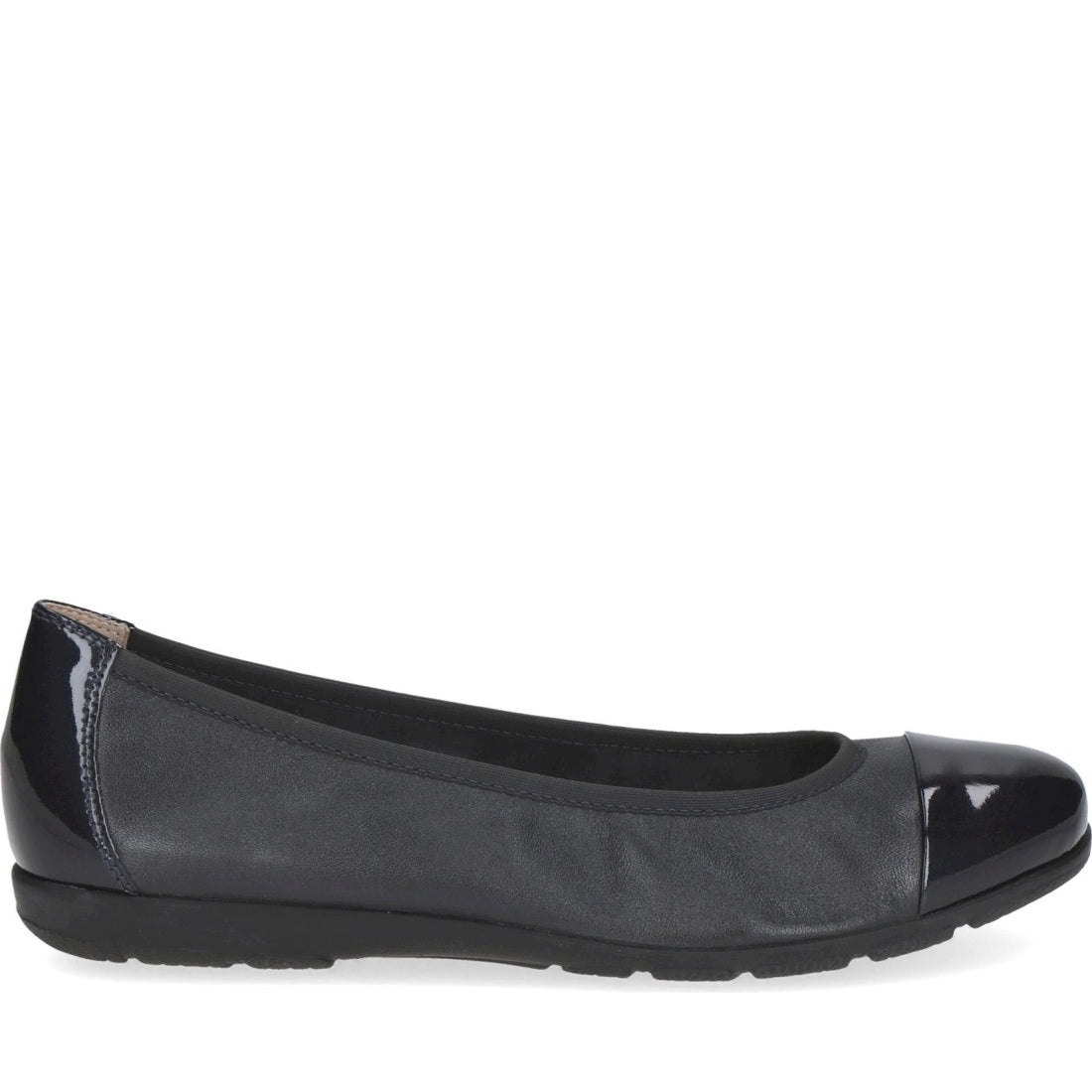 Caprice womens ocean comb casual closed ballerinas | Vilbury London