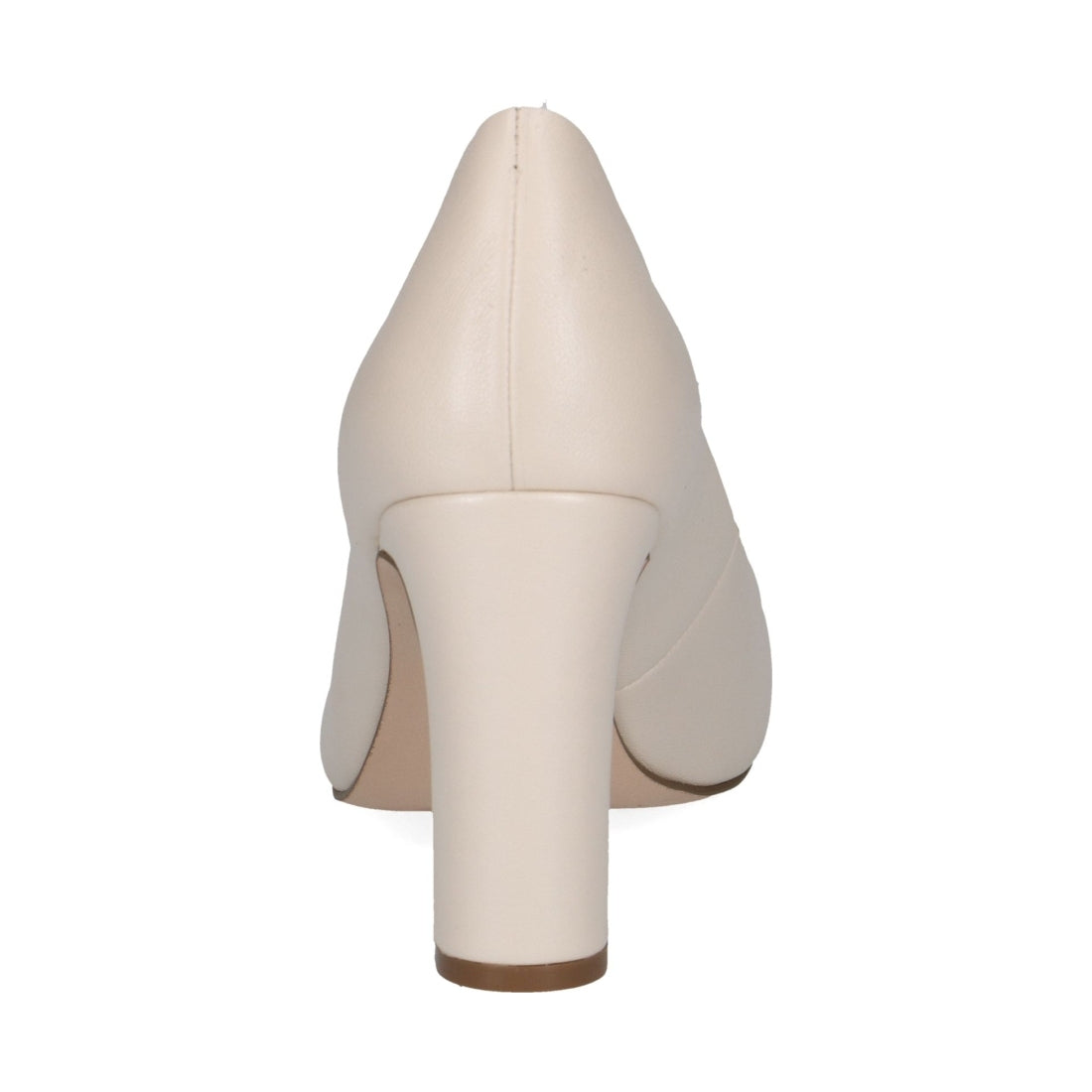 Caprice womens cream perlato elegant closed pumps | Vilbury London