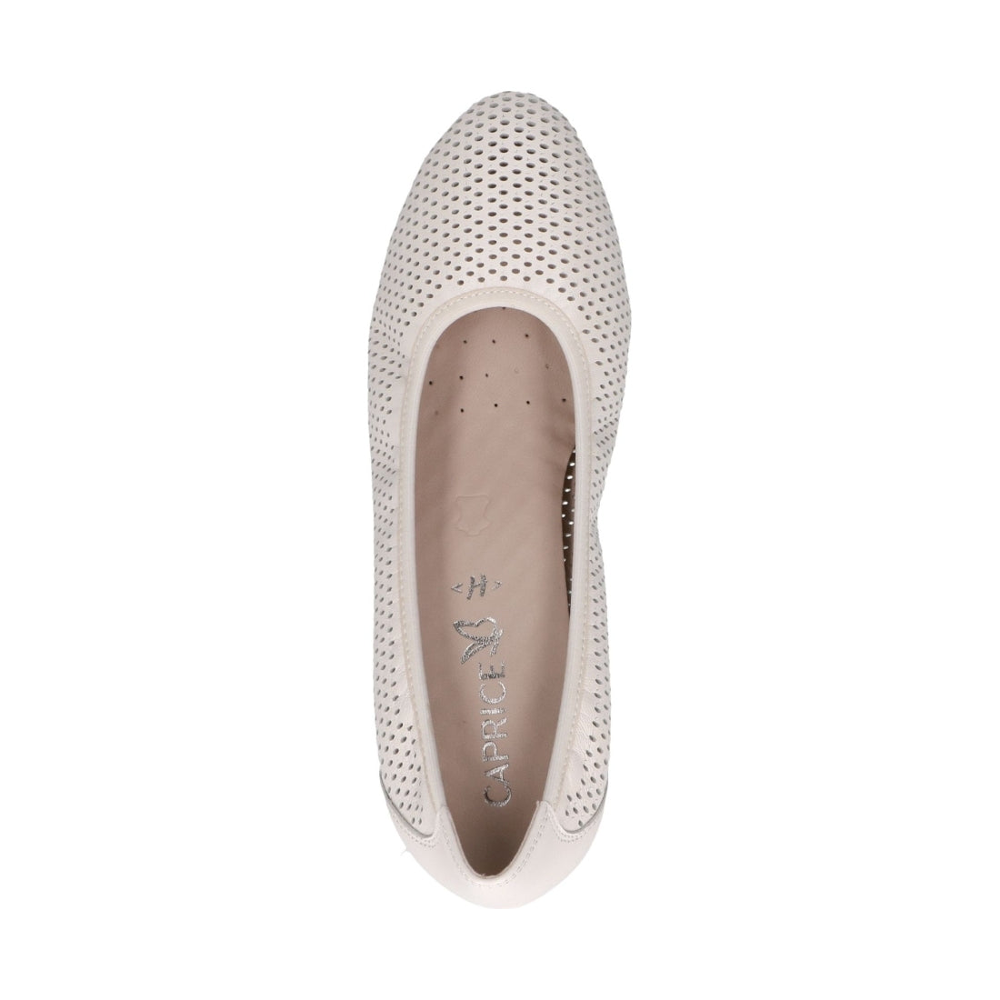 Caprice womens cream perlato elegant closed formal | Vilbury London