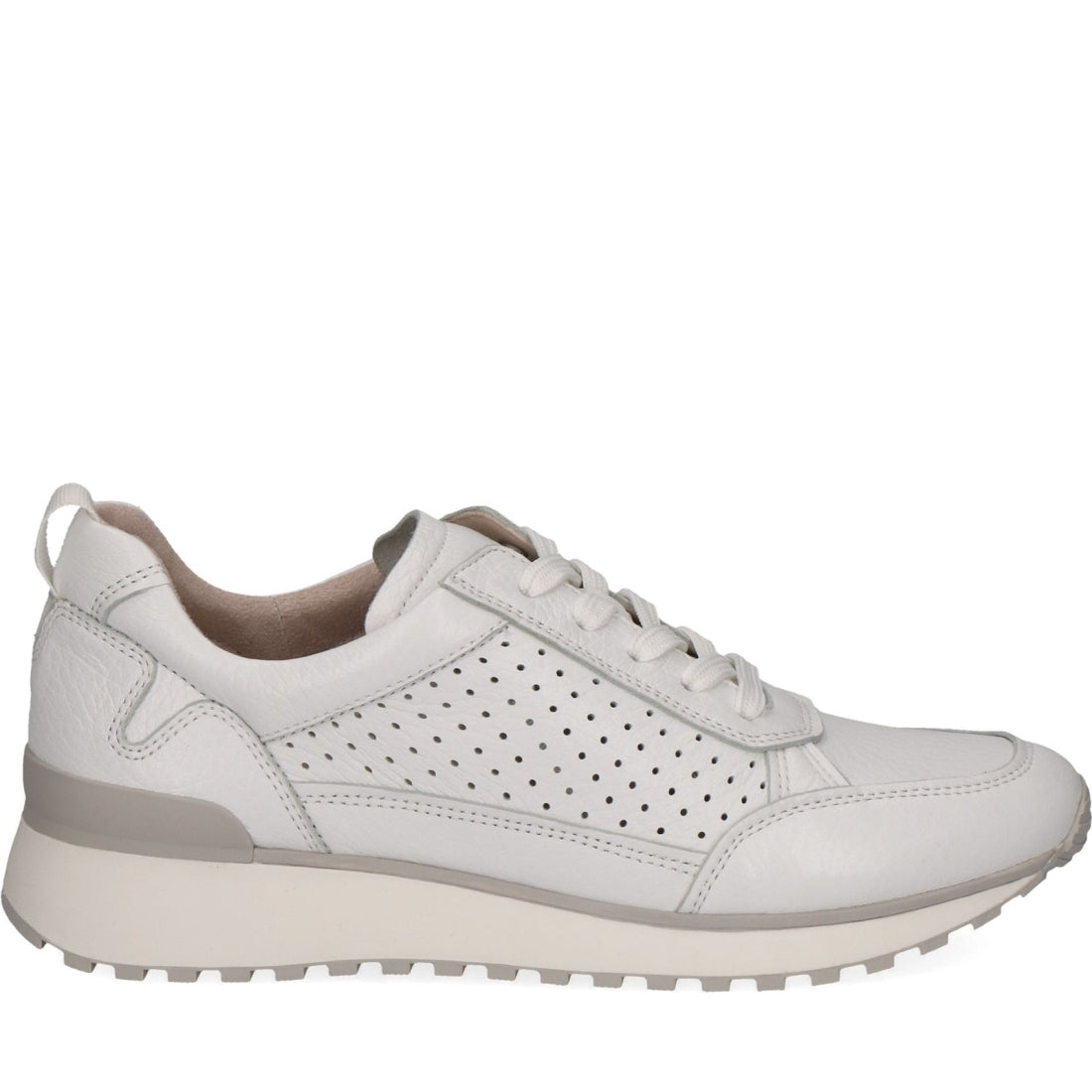 Caprice womens white deer leisure trainers | Vilbury London