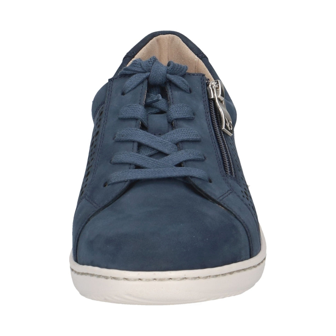 Caprice womens ocean nubuc leisure trainers | Vilbury London